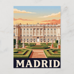 Antieke Reisansichtkaart Madrid Briefkaart
