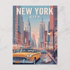 Antieke Reisansichtkaart | New York City Briefkaart