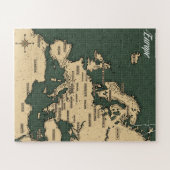 Antieke Reisgids van Europa Legpuzzel (Horizontaal)