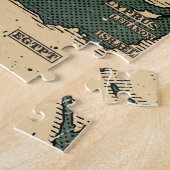 Antieke Reisgids van Europa Legpuzzel (Zijkant)