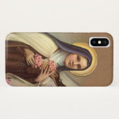 Antieke religieuze Pasen, Non met Kruis Case-Mate iPhone Case (Achterkant (horizontaal))