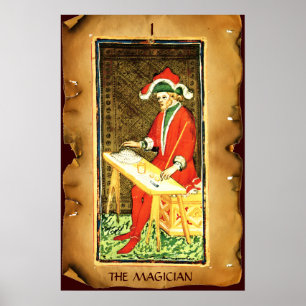 ANTIEKE RENAISSANCE TAROTS 1 / DE MAGIËR POSTER