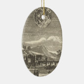 Antieke Renaissance tijdperk maan door Allain Mall Keramisch Ornament (Rechts)