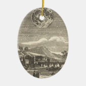 Antieke Renaissance tijdperk maan door Allain Mall Keramisch Ornament (Voorkant)