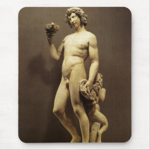 Antieke renaissancestandbeeld Bacchus door Michela Muismat