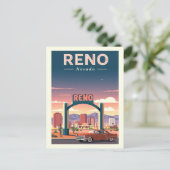 Antieke Reno Nevada Briefkaart (Staand voorkant)