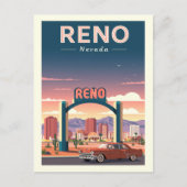 Antieke Reno Nevada Briefkaart (Voorkant)