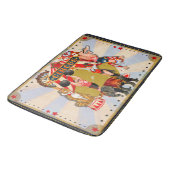Antieke Retro Circus Badmat (Gekanteld)