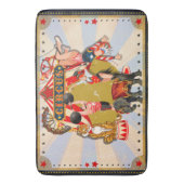 Antieke Retro Circus Badmat (Voorkant Verticaal)