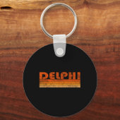 Antieke Retro Delphi Griekenland  Sleutelhanger (Voorkant)
