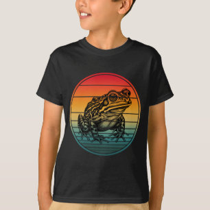 Antieke Retro Kikker Amfibie Pad T-shirt
