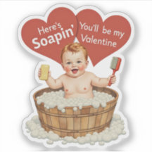 Antieke Retro Valentijn Zeep Baby Thema