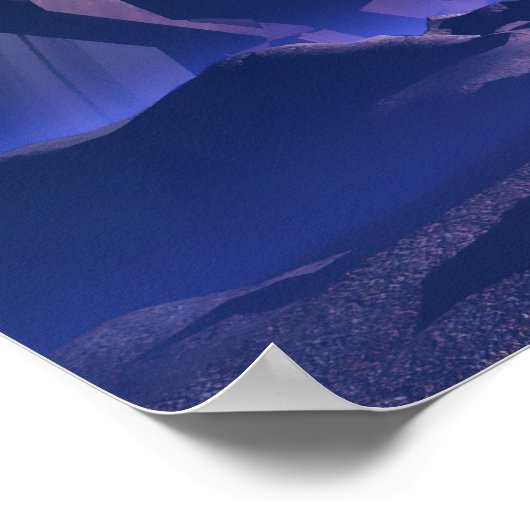 Antieke reuzen - ruimtelandschap poster (Hoek)