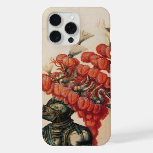 ANTIEKE RIDDERHELM, DRACHTEN EN RODE VEREN iPhone 15 PRO MAX CASE