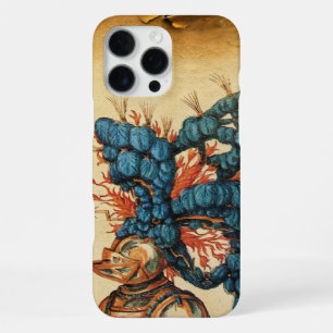 ANTIEKE RIDDERHELM MET RODE BLAUWE VEREN iPhone 16 PRO MAX HOESJE
