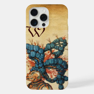 ANTIEKE RIDDERHELM MET RODE BLAUWE VEREN iPhone 15 PRO MAX CASE