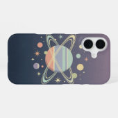Antieke Ringplaneet iPhone 16 Hoesje (Achterkant horizontaal)