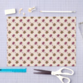 Antieke Robijn, Messing, Brons en Fuchsia Bloemen Tissuepapier (Craft)