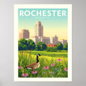 Antieke Rochester Minnesota Poster (Voorkant)