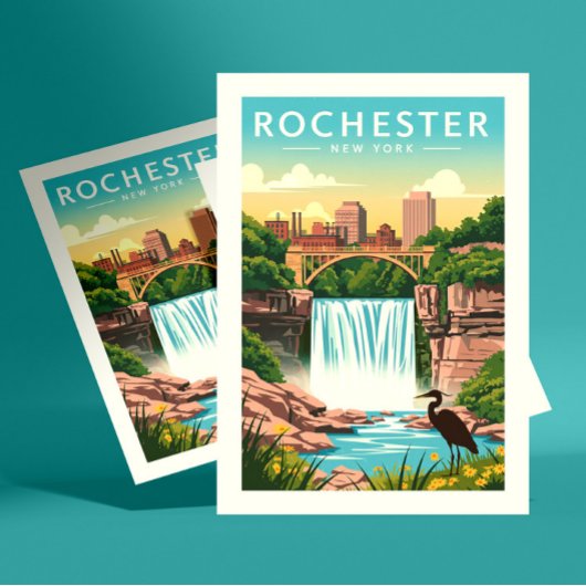 Antieke Rochester New York Briefkaart