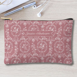 Antieke Rococo Bloemen Bloemige Gepersonaliseerde  Etui