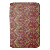 Antieke Rode Goud William Morris Herfstbloemen Badmat (Voorkant Verticaal)