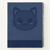 Antieke Rode Kat Notitieboek (Achterkant)