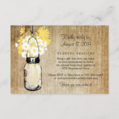 Antieke roestige metseljar madeliefjes wilde bloem informatiekaartje (Voorkant)