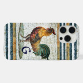ANTIEKE ROMEINSE MOZAÏEKEN / HAAN MONOGRAM iPhone HOESJE (Achterkant horizontaal)