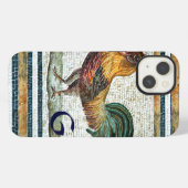 ANTIEKE ROMEINSE MOZAIEKEN / HANE-MONOGRAAM iPhone HOESJE (Achterkant horizontaal)