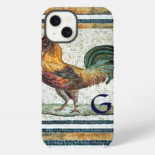 ANTIEKE ROMEINSE MOZAIEKEN / HANE-MONOGRAAM iPhone HOESJE (Achterkant)