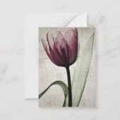 Antieke Röntgenfoto Tulp Notitiekaartje (Voorkant)