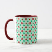 Antieke Rood en Groen Mok (Links)