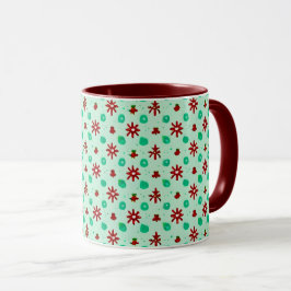 Antieke Rood en Groen Mok