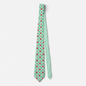 Antieke Rood en Groen Stropdas (Voorkant)