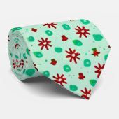 Antieke Rood en Groen Stropdas (Opgerold)