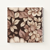 Antieke Roos Botanisch Notitieboek (Achterkant)