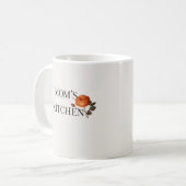 Antieke Roos Koffiemok (Voorkant links)