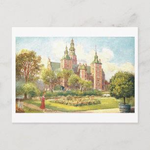 Antieke Rosenborg, Kopenhagen, Denemarken Briefkaart