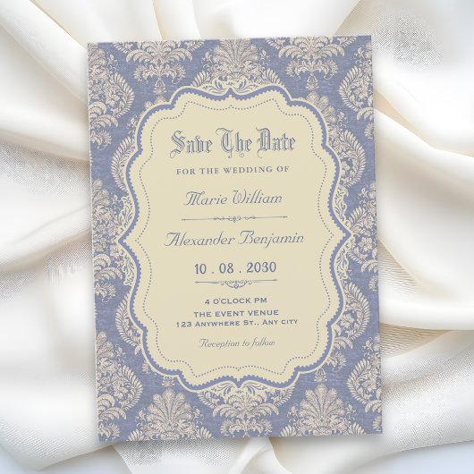 Antieke royale chinoiserie save the date