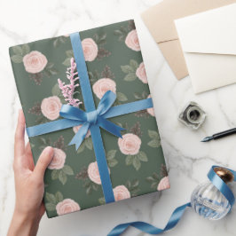 Antieke rozenhout cadeaupapier
