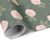 Antieke rozenhout cadeaupapier (Rol Hoek)