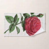 Antieke rozenlithografie, François-Frédéric Grobon Bad Handdoek (Handdoek)