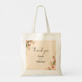 antieke rozentuin boodschappentas  tote bag (Achterkant)