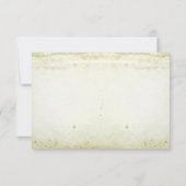 antieke rustieke boom oude papieren trouw RSVP-kaa RSVP Kaartje (Achterkant)