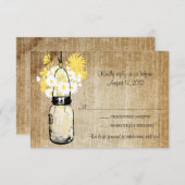 Antieke Rustieke Metselaars Pot Madeliefjes Wilde  RSVP Kaartje (Voorkant / Achterkant)