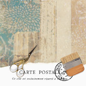 Antieke Rustieke Textuur Decoupage Meubelen Tissuepapier