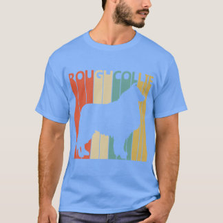 Antieke ruwharige collie Hond antiek T-shirt