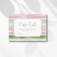 Antieke Salie Perzik Blush Gestreepte Luierraffle