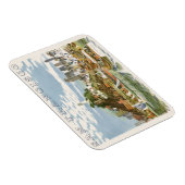Antieke San Francisco Bay Reisposter Ferryboot Magneet (Rechterzijde)